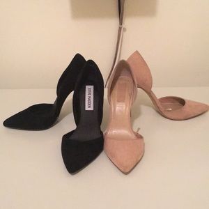 Black and Nude pumps